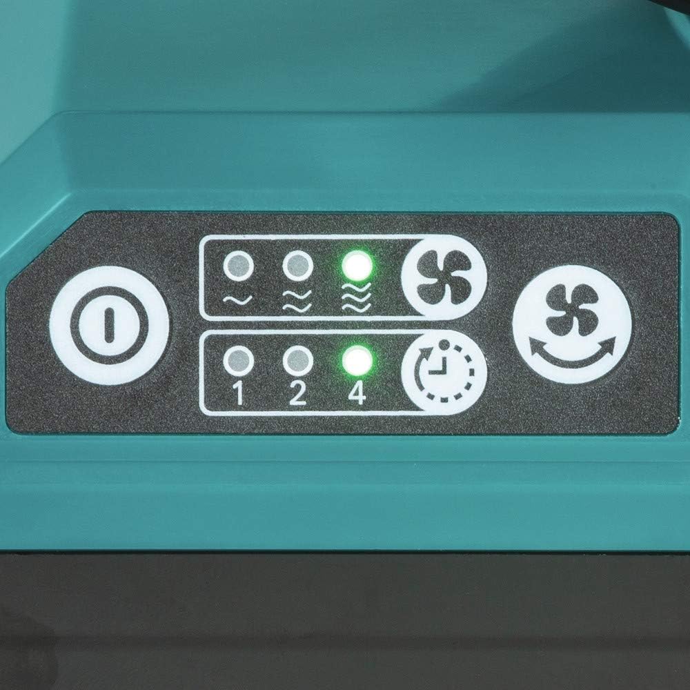 Makita DCF203Z Akku-Lüfter 18V (ohne Akku, ohne Ladegerät), Petrol