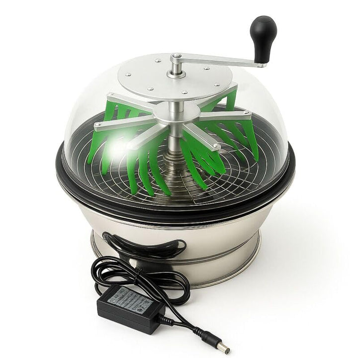 Weedness Erntemaschine Trimmer Elektrisch 50 cm aus Edelstahl - Grow Anbau Indoor Outdoor Knopsen Au