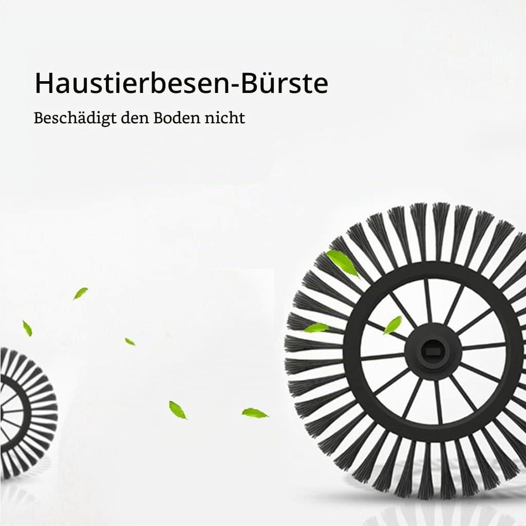 Manuelle Kehrmaschine mit Schub, 360 Grad drehbar, multifunktional, nicht elektrisch