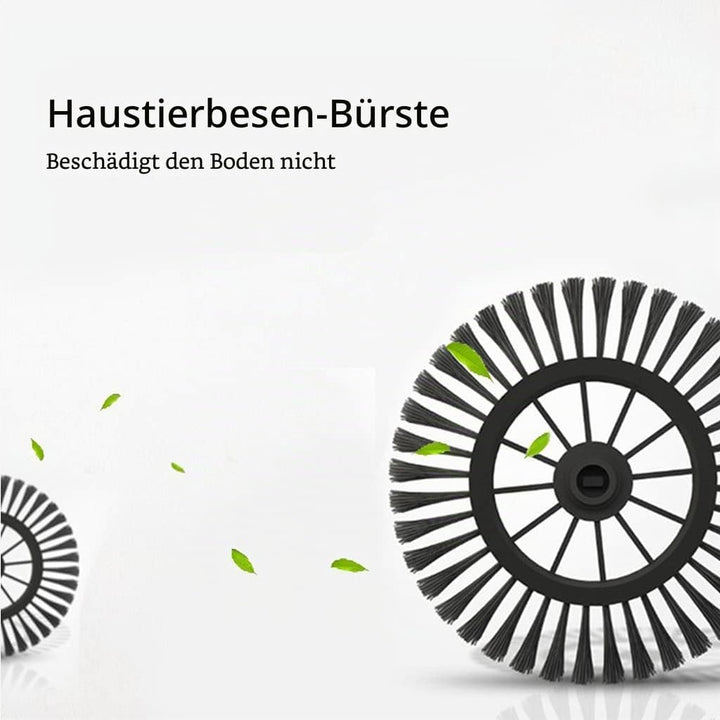 Manuelle Kehrmaschine mit Schub, 360 Grad drehbar, multifunktional, nicht elektrisch