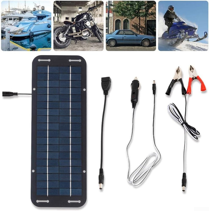 Solar-Batterie-Ladegerät, 30 W, Solarpanel, 12 V, Erhaltungsladegerät, Batterie-Ladegerät-Set, Maint