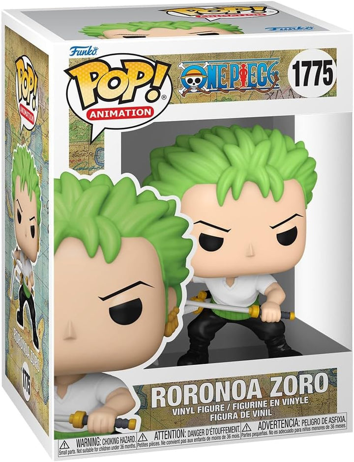 Funko Pop! Animation: One Piece - Roronoa Zoro w/Chase (Styles Vary) - Vinyl-Sammelfigur - Geschenki
