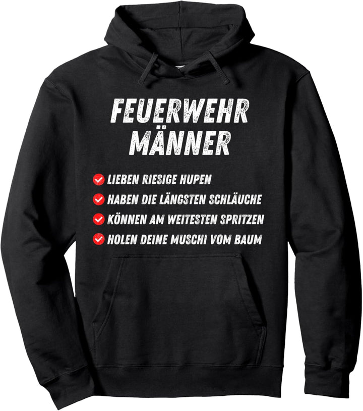 Feuerwehr Versaut Lustiger Spruch Feuerwehrmann Geschenk Pullover Hoodie
