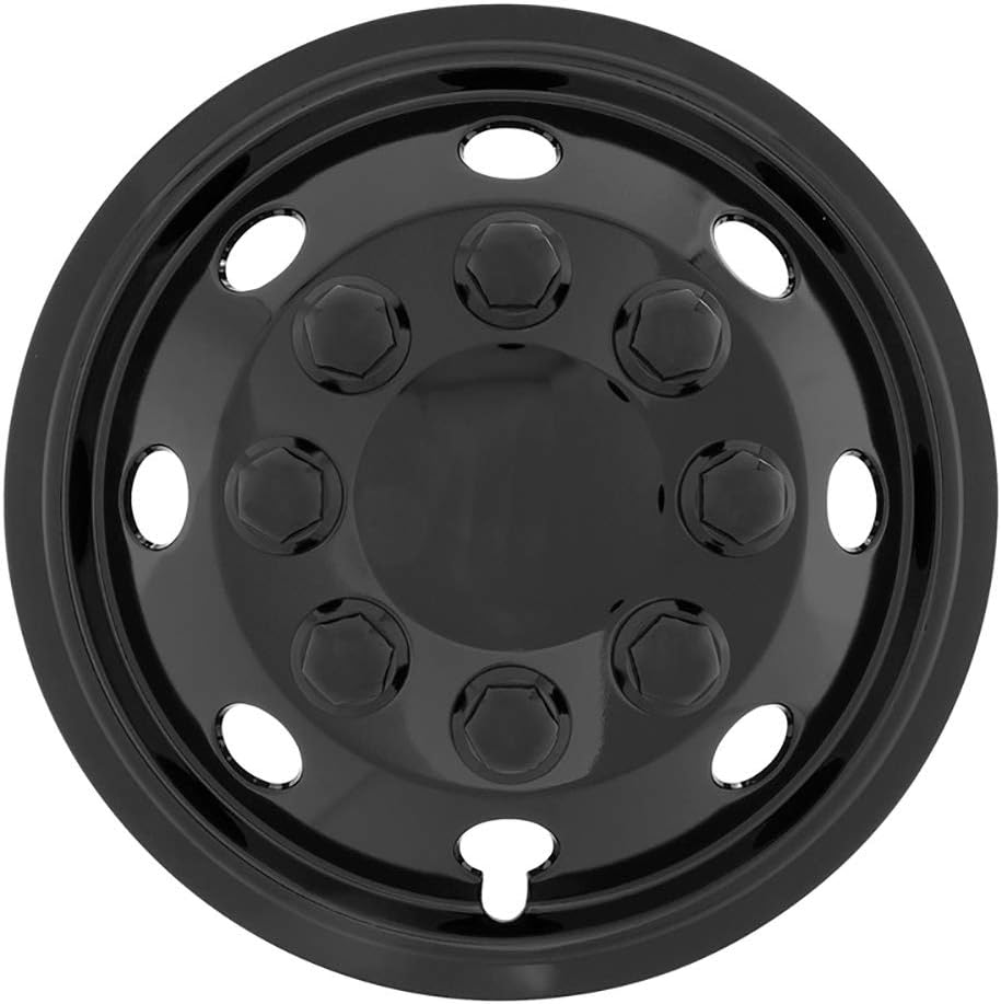AUTO-STYLE Satz Radzierblenden Utah 16-Zoll Glänzend Schwarz (Sphäre) Utah Glänzend Schwarz 16-Zoll,