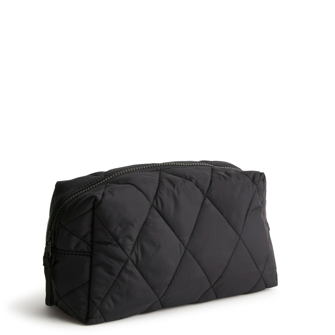 Vera Bradley Grosse Kosmetiktasche aus Nylon für Damen Einheitsgrösse Moonless Night, Einheitsgr