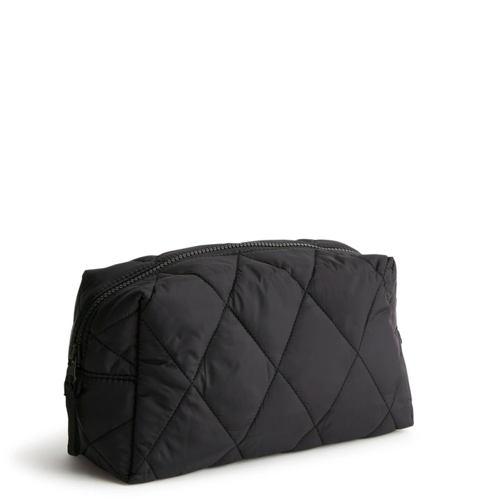 Vera Bradley Grosse Kosmetiktasche aus Nylon für Damen Einheitsgrösse Moonless Night, Einheitsgr