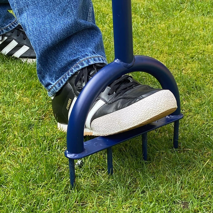 Spear & Jackson 4852LSA Rasenlüfter mit Spikes – Vollmetall-Ausführung mit Carbonstahl-Spitzen, brei