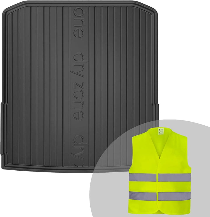 FROGUM DryZone Gummimatte Ganzjährige Praktische Auto Kofferraummatte Kofferraumwanne passend für Sk