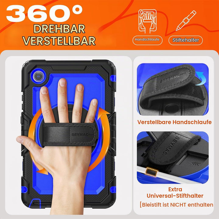 SEYMAC stock Hülle für Lenovo Tab One/Tab K9 (TB-305FU/TB-305XU) 8.7 inch 2025, Stossfeste Hülle mit