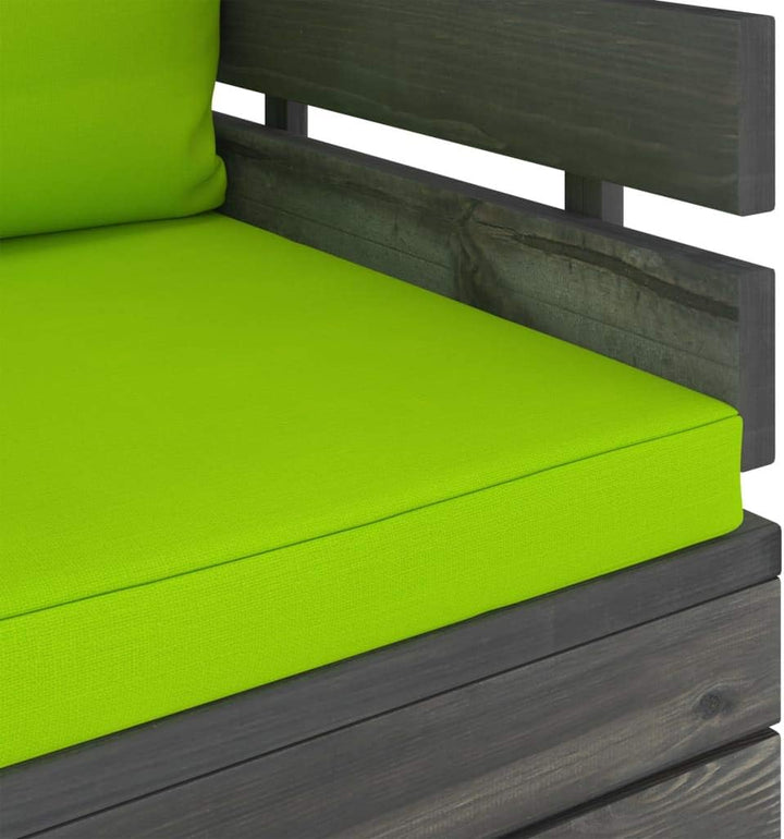 vidaXL Massivholz Gartensessel Loungemöbel Paletten Sessel Gartenmöbel Gartenstuhl Loungesessel mit