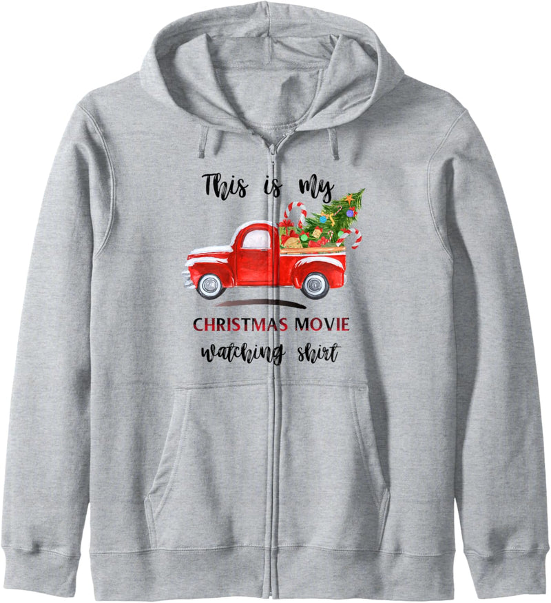 This is my Christmas Movie Watching Shirt Red Truck Tshirt Kapuzenjacke