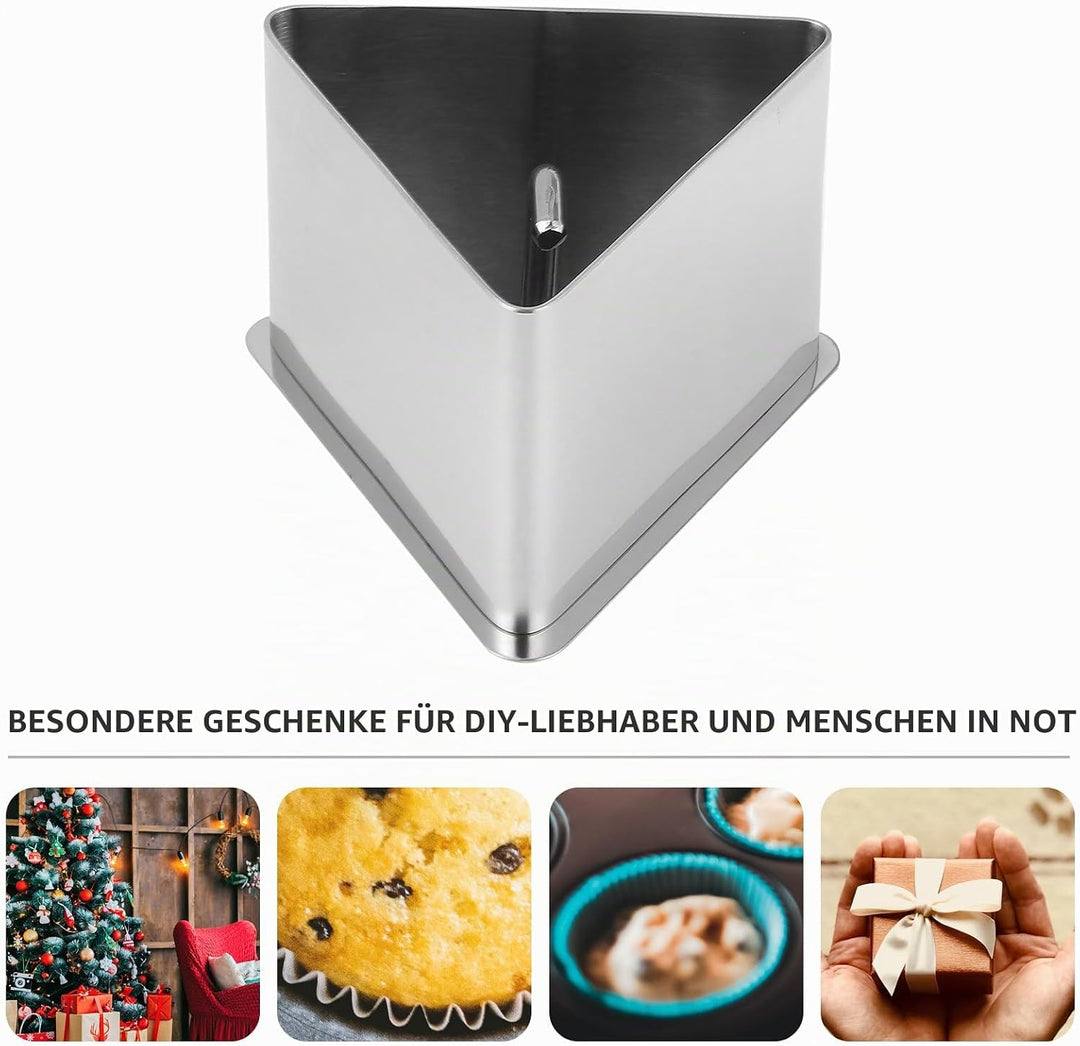 Sushi Form Edelstahl Onigiri Form: Dreiecks Onigiri Maker Form Sushi Werkzeuge Onigiri Mold Antihaft