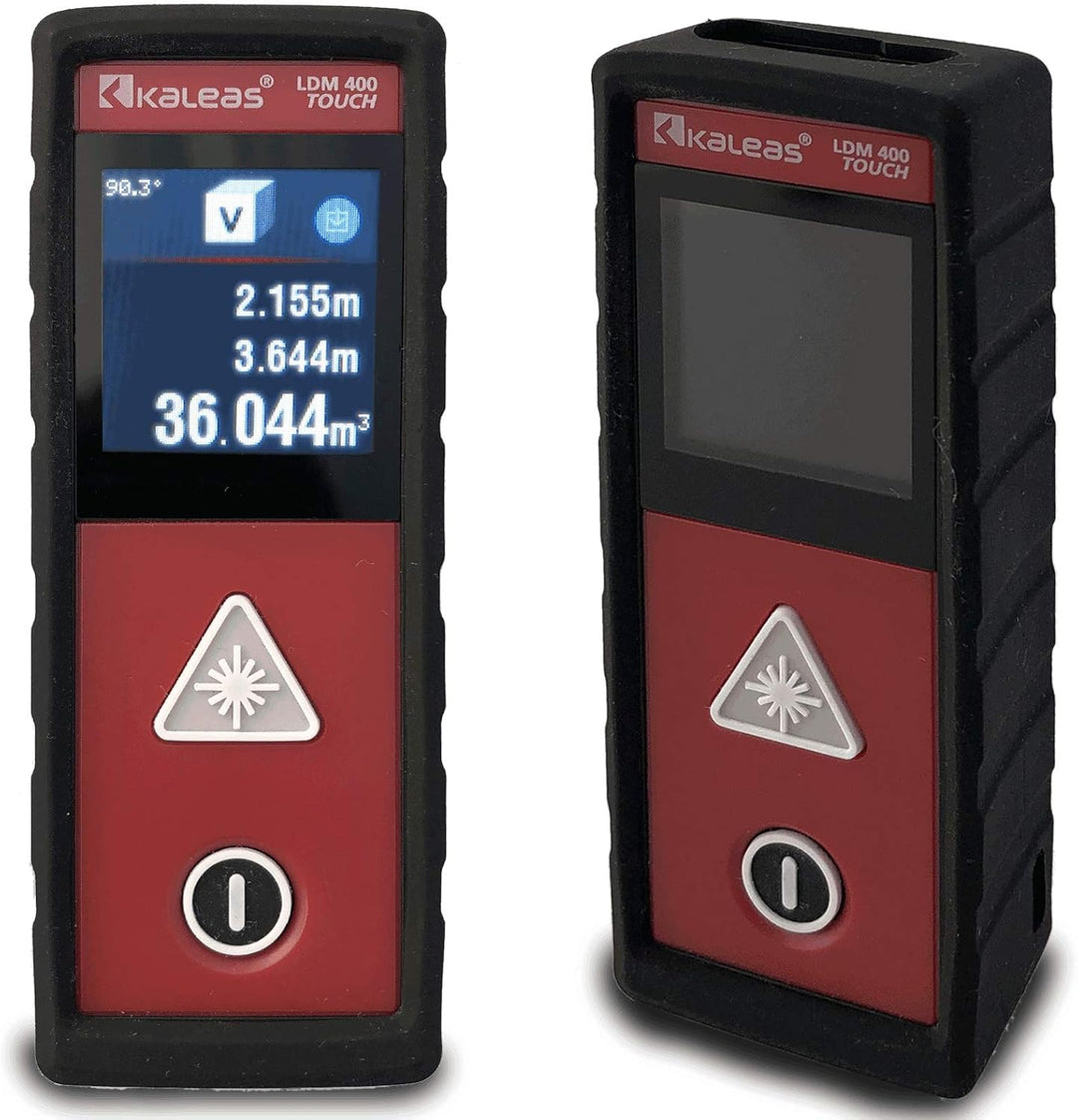 Profi-Laser-Entfernungsmesser LDM 400 Touch für Entfernung bis 40m [Genauigkeit ±2mm] mit Touch-Scre