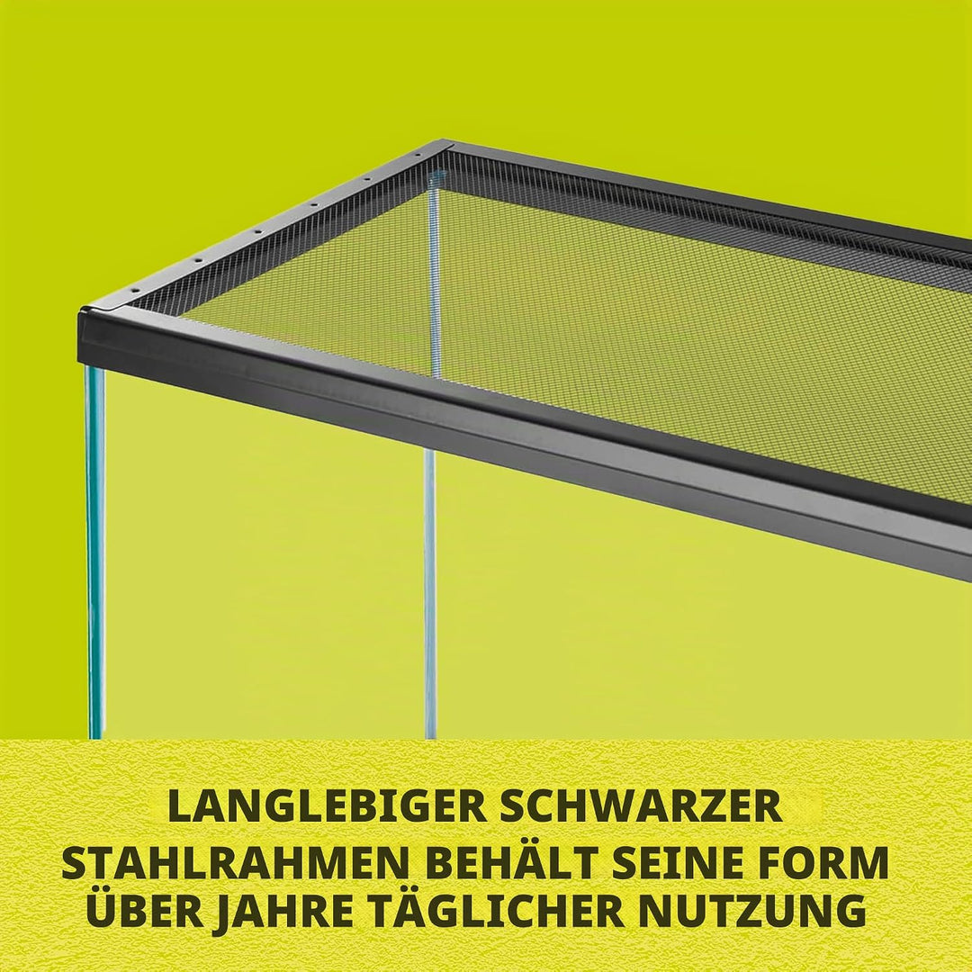 Reptilien-Terrariumabdeckung für Frischluftschutz, 40,6 x 20,3 cm, 16 x 8 in.