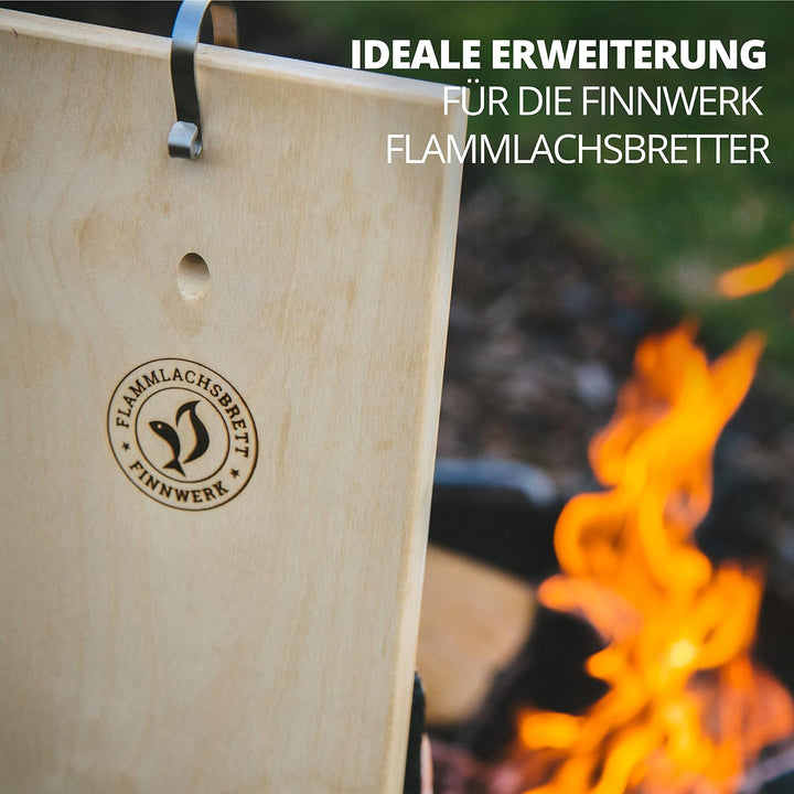 FINNWERK Flammlachsbrett - Ersatz-Flammlachsbretter ohne Halterung aus Edelstahl Flammlachsbretter -