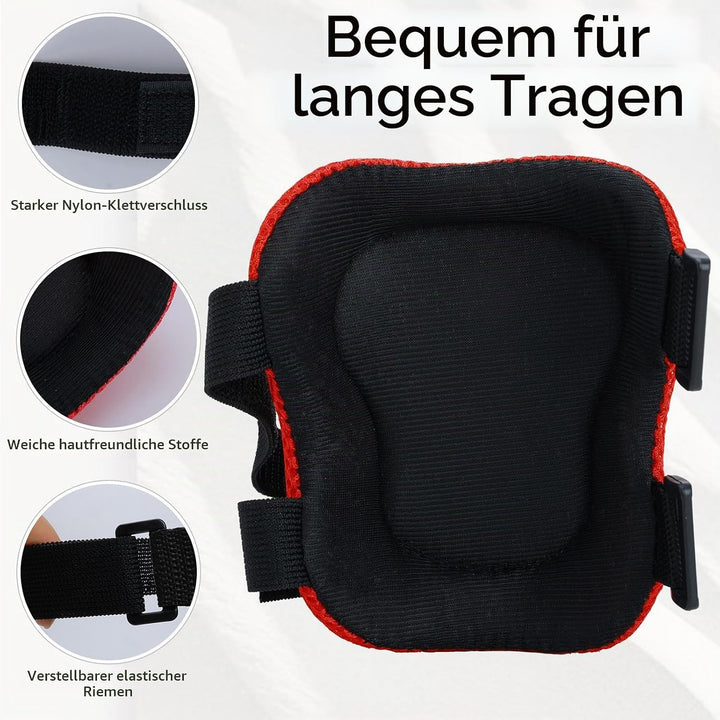 Kinder Knieschoner Ellenbogenschoner und Handgelenkschoner Set, Schützer Set[6pcs] für Kinder Kniesc