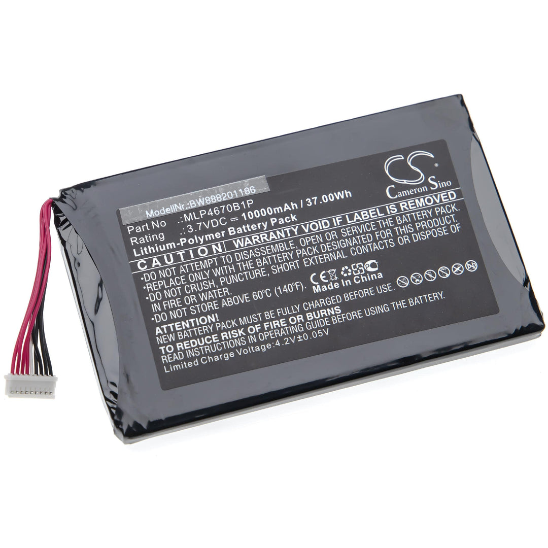 vhbw Akku kompatibel mit Autel MS906TS, Maxisys MS906BT, MS906BT, MS906S, Maxisys MS906TS Messgerät