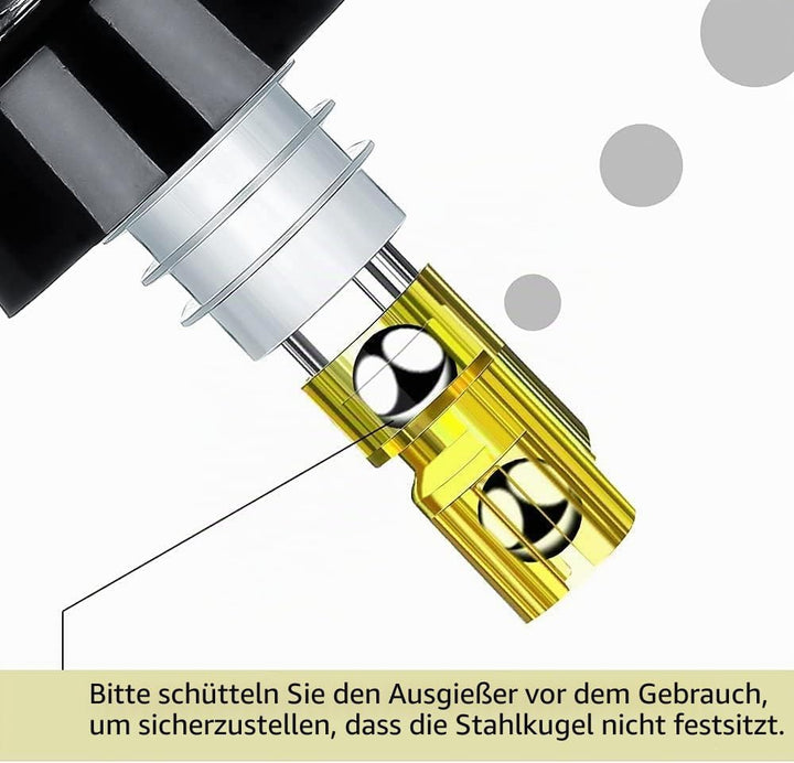 Flaschenausgiesser 12 Stück Dosierer 3cl Auto-Pour Ausgiesser Schnapsspender Flaschendosierer Ausgus