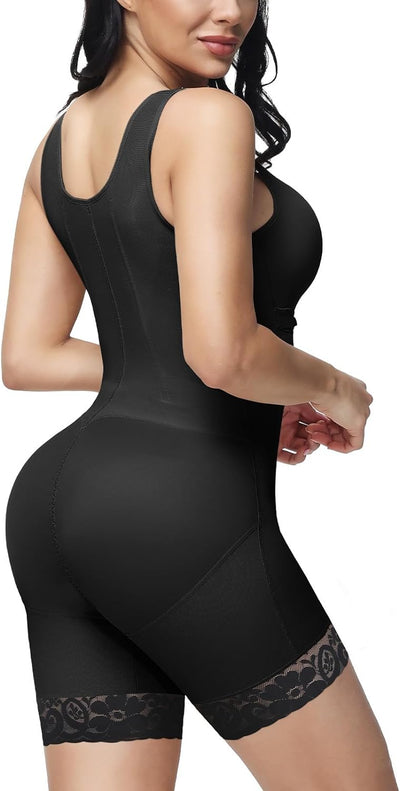 SHAPSHE Shapewear Damen Body Miederbody Stark Formend Bauchweg Body Damen Shapewear Damen Bauchweg S