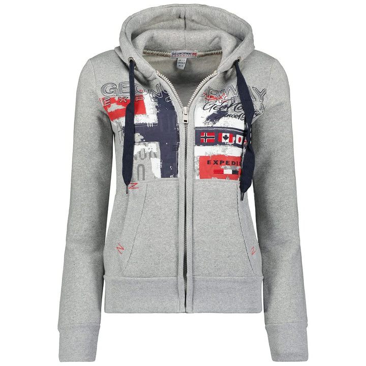 Geographical Norway Getchup Lady - Frauen Sweatshirt Kapuze Taschen Känguru - Sweatshirt Frauen Pull