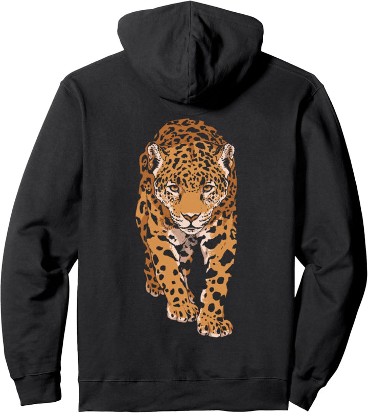 Jaguar Big Cat Wildlife Pullover Hoodie