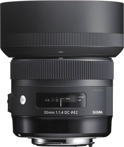 Sigma 30mm F1,4 DC HSM Art Objektiv für Nikon F Objektivbajonett für Nikon Single, für Nikon Single