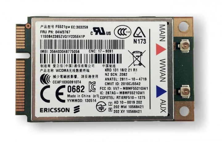 Lenovo 0A36186 Mobiles UMTS-Breitband Modul (WWAN, PCI) für ThinkPad