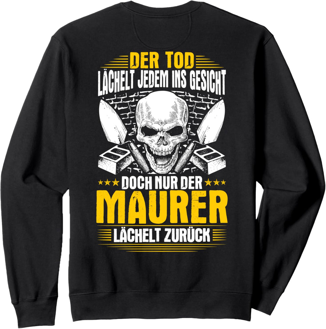 Lächeln Maurer Sweatshirt