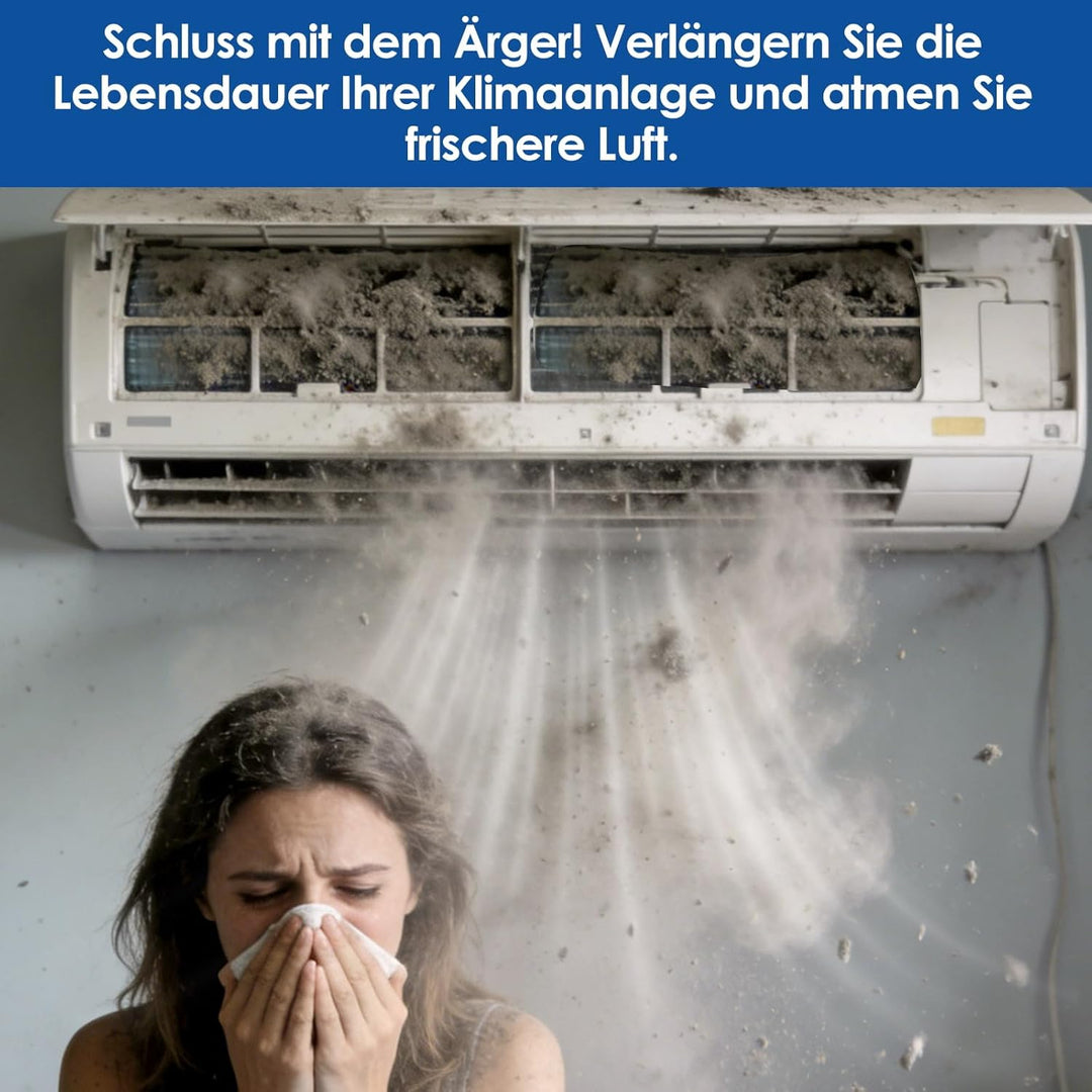 Klimaanlagen-Wartungsset (Dunkelblau, Typ E 51 bis 85 cm) Dunkelblau Typ E 51 bis 85 cm, Dunkelblau