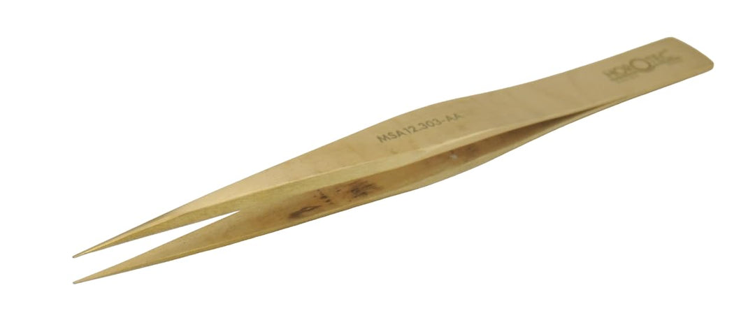 KD89 Horotec MSA12.303 Präzisions-Pinzette für Uhrmacherkunst aus Messing, hervorragende Verarbeitun