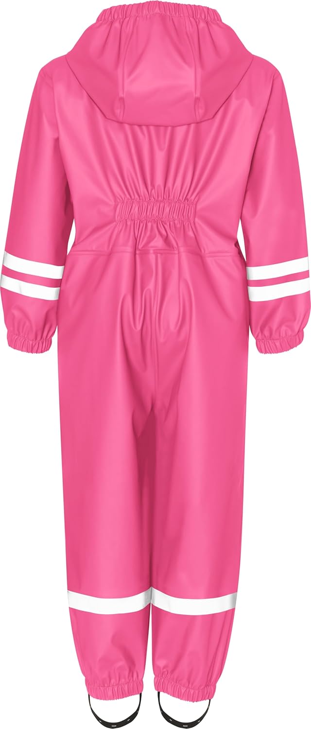 Playshoes Unisex Kinder Regen-Overall Matschanzug Regenbekleidung 98 Rosa, 98 Rosa