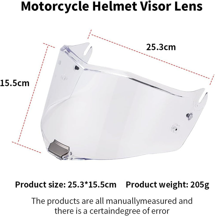 VCOROS Helmvisier für FF805 Thunder Carbon,Motorradhelm Visier,Motorrad Vollgesichtshelm Windschutzs