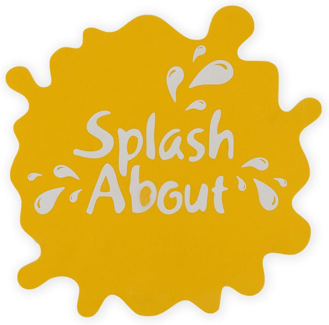 Splash About Bath & Pool Mirror for Baby & Toddler Yellow Splash, Yellow Splash