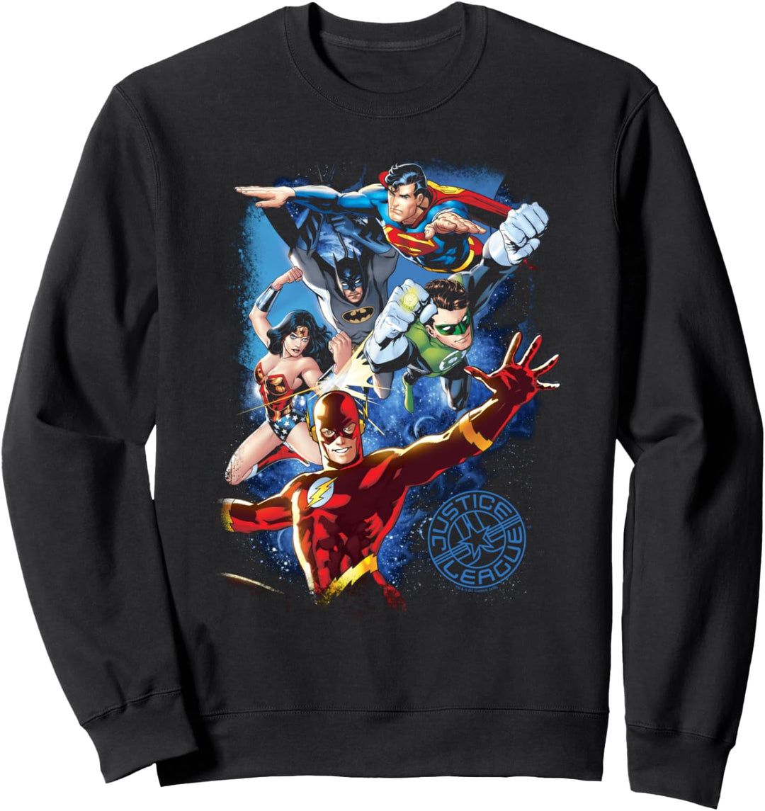 Justice League Galactic Attack Color Sweatshirt