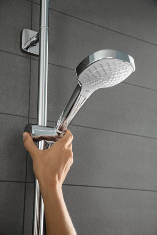 hansgrohe Croma Select E Duschset 0,65m, 3 Strahlarten, Weiss/Chrom 0,65m Set 3 Strahlarten (Multi)