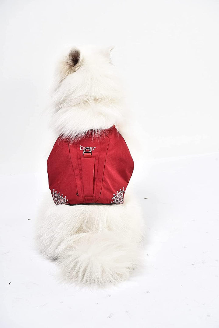iEnergy™ MIC Hundegeschirr mit Zwei Seitentaschen &amp; ideal für Kurzausflüge, Atmungsaktives, reflekti