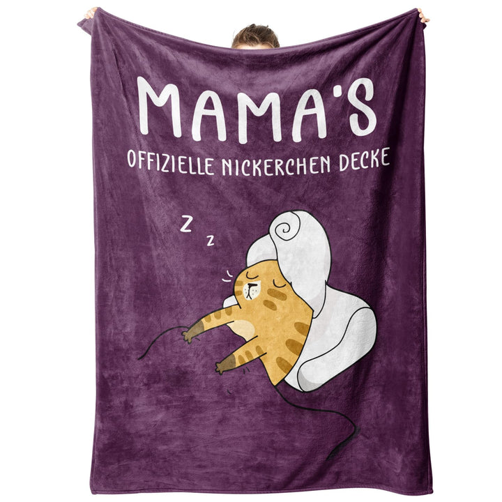 Geschenke für Mama – Lustige Kuscheldecke für Mama in besonders weicher Qualität – Geburtstagsgesche