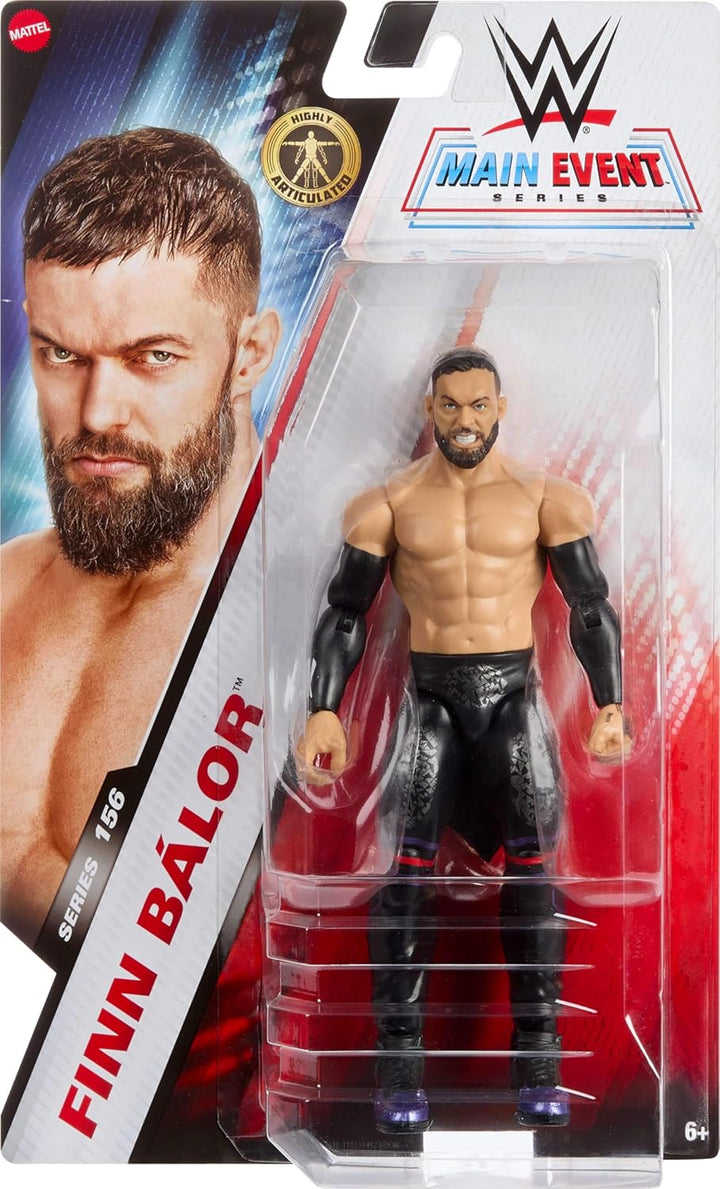 Mattel WWE Actionfiguren und Zubehörteile, ca. 15 cm grosse Superstar-Sammelfiguren mit 14 Bewegungs