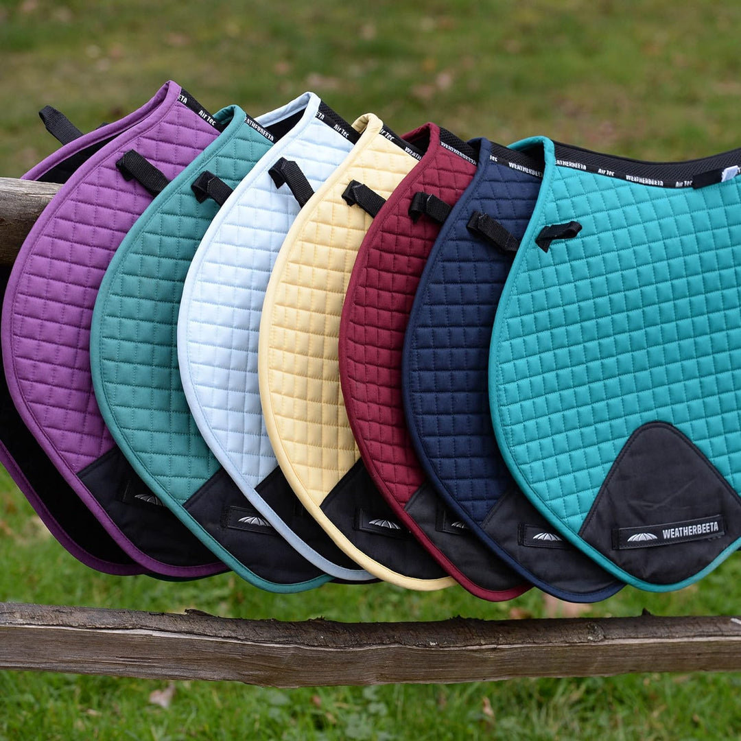 Weatherbeeta Prime Jump Shaped Saddle Pad 1000747 - Maroon - Full, Full
