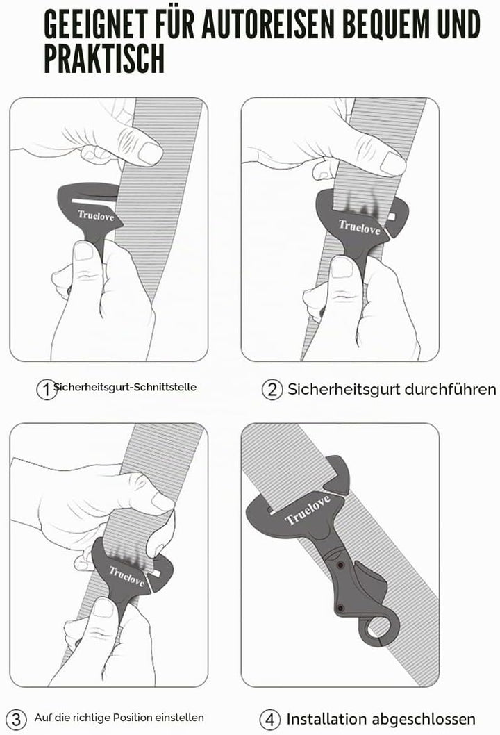 Hunde Auto Sicherheitsgurt Sicherheitsschnallen Schloss,Hundesicherheitsgurt für Auto, robuster Auto