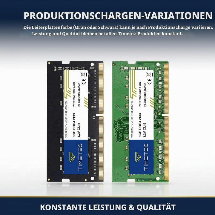 Timetec 8GB DDR4 2133MHz PC4-17000 Non-ECC Unbuffered 1.2V CL15 1Rx8 Single Rank 260 Pin SODIMM Lapt