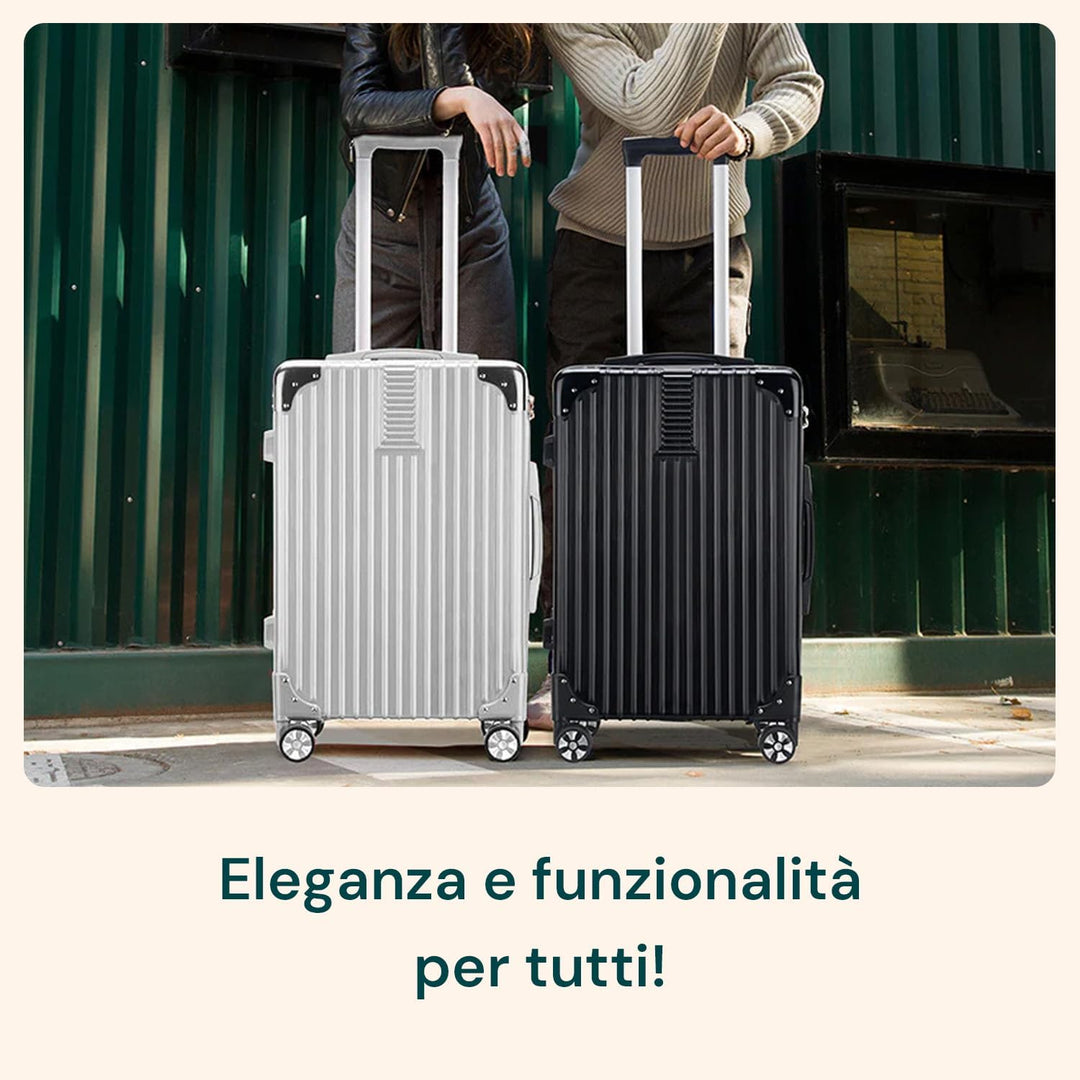 Wintem Koffer-Set Schwarz 3, Schwarz 3