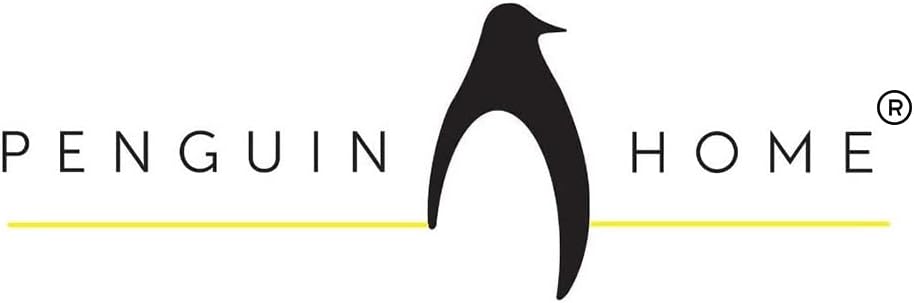 Penguin Home Set mit 12 Jute-Platzsets, Untersetzern und Serviettenringen, rund, handgefertigt von e