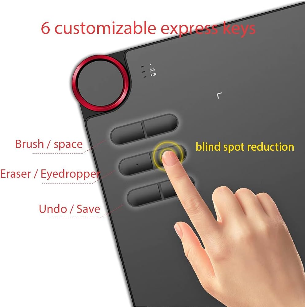 XP-PEN Deco 03 kabelloses Grafiktablett 10x5,62 Zoll Wireless zeichentablett mit 8192 Druckstufen ba