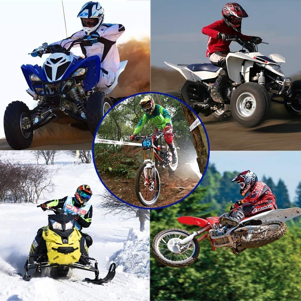 Motorradhelm,Motocross Helm,Helm Kinder,Helmets Kinder-Cross-Helm, Road Helm mit Handschuhe Maske Br