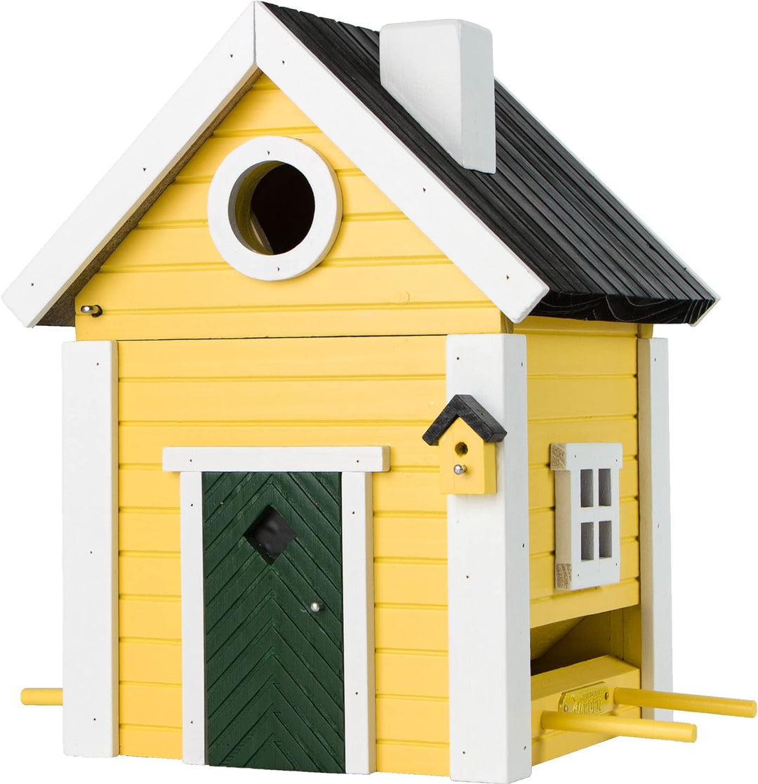 Wildlife Garden WG104 Multiholk Villa - Der Kombinierte Vogelfutterhaus und Nistkasten/Vogelhaus aus