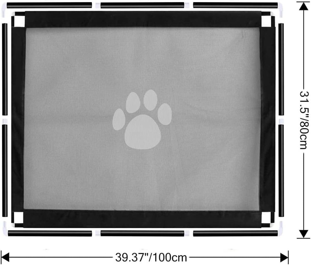 Hundebarrieren,Hunde Türschutzgitter, Treppenschutzgitter Ohne Bohren,AbsperrgitterHund,Magic Gate f