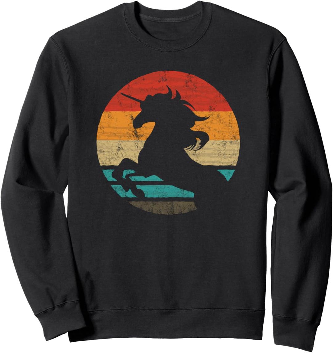 Einhorn Retro Style Vintage Sweatshirt
