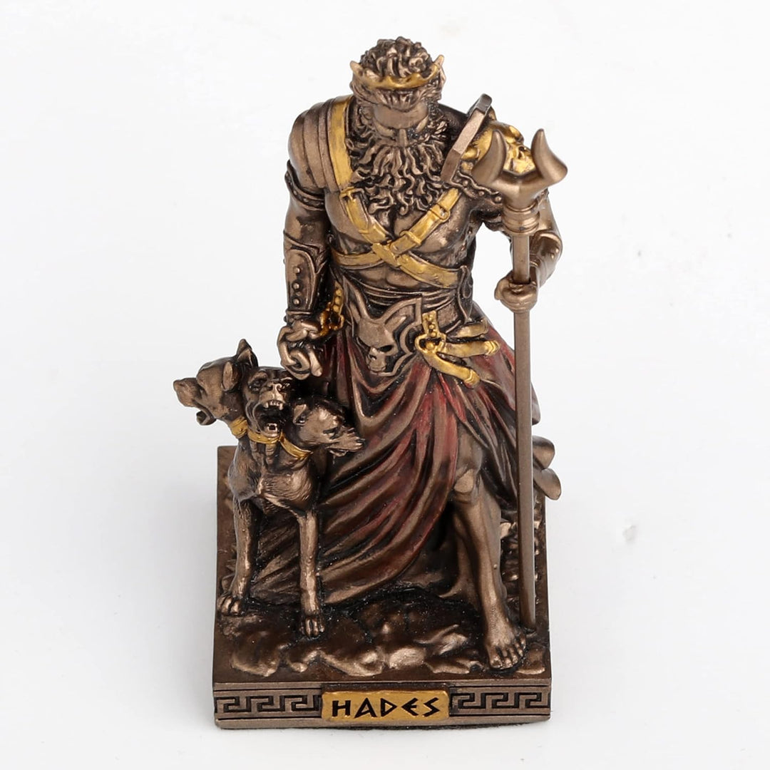 Veronese Design Griechische Götter Miniaturfigur (Hades, Bronze) Hades Bronze, Hades Bronze