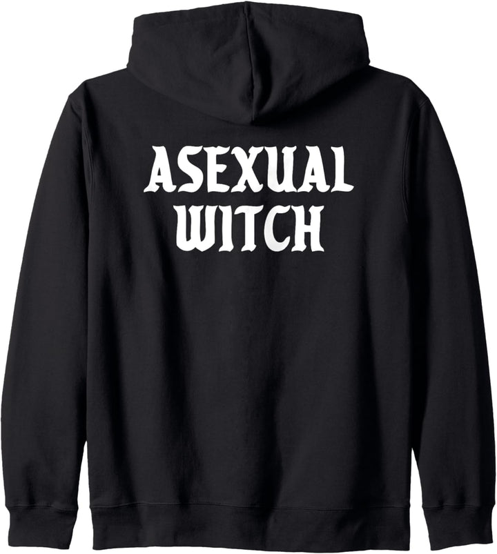 Asexuelle Hexe LGBTQIA Ace Pride Halloween Kapuzenjacke